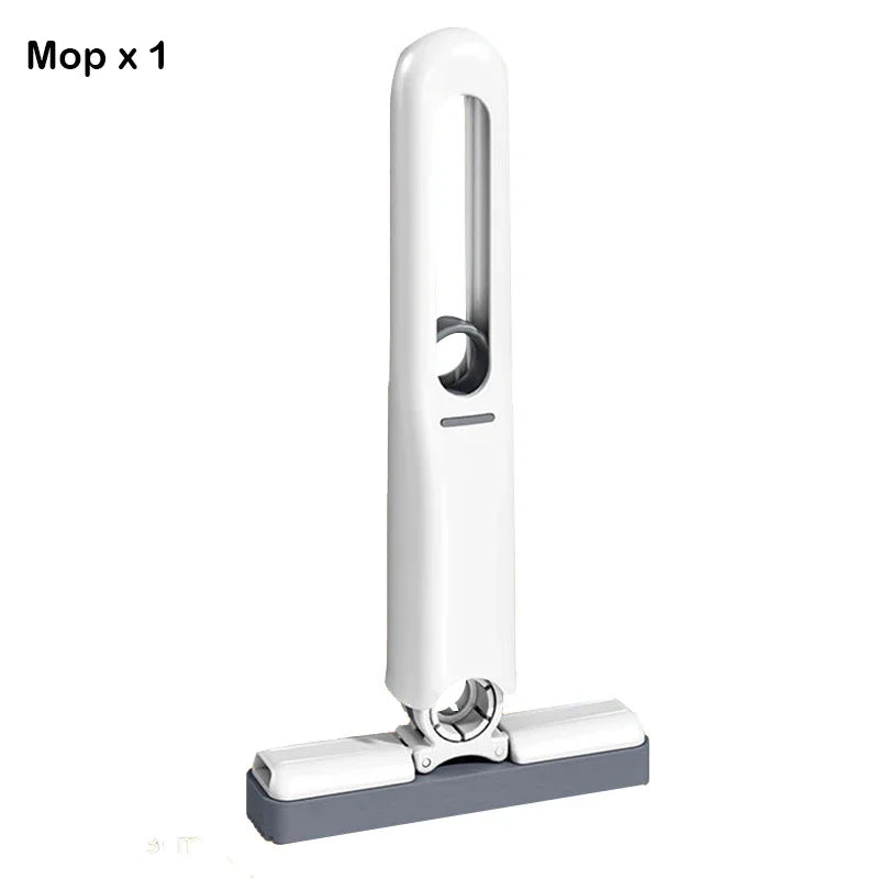 Mini Squeeze Mop Mini Mop Desk Kitchen Car Clean Tools Mops with Self-squeezing Folding Home Cleaning Floor Washing Mops