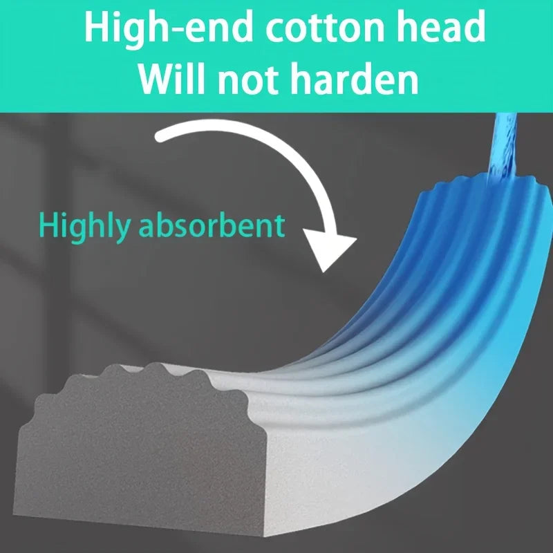 Mini Squeeze Mop Mini Mop Desk Kitchen Car Clean Tools Mops with Self-squeezing Folding Home Cleaning Floor Washing Mops