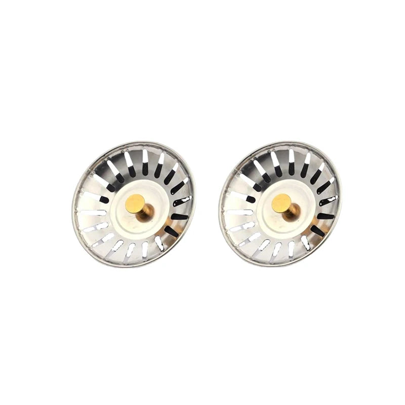 Stainless Steel Kitchen Sink Strainer (2 Pack)