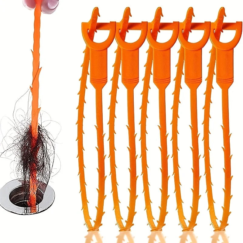 Hand-Cranked Drain Auger & Unclogger